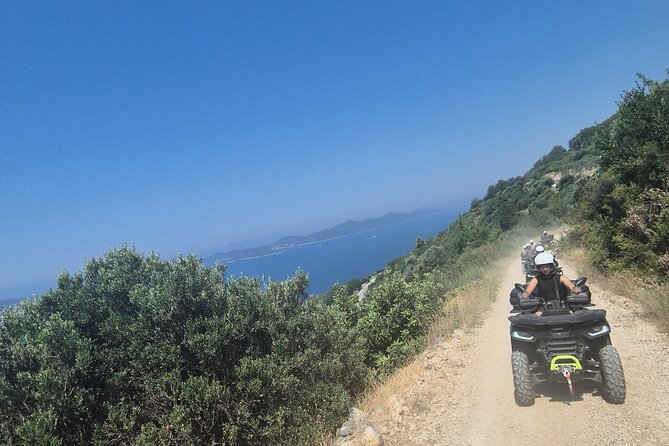2-Hour Dubrovnik Countryside ATV/Quad Safari with Pickup included - Zaton’s Modrič Kamen: The Cliff View You Earn by Quad