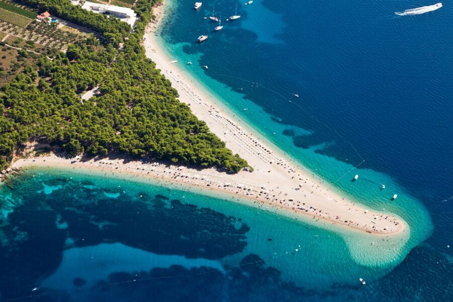3 Islands Speedboat Tour: Golden Horn, Blue Lagoon & Jelsa - Stop 1: Zirje Beach for a Fast Swim and Snorkel