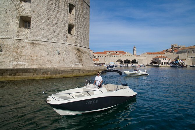 8h from Dubrovnik to the Elafiti islands with Quicksilver 675 boat - Meeting at Gruž Market, Plus Pickup That Saves Your Energy