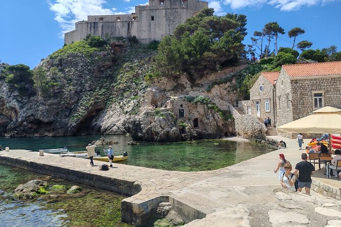 Adventure Dalmatia - Sunset Sea Kayaking & Snorkelling Dubrovnik - Betina Beach swim and snorkel break: fun, but keep expectations realistic