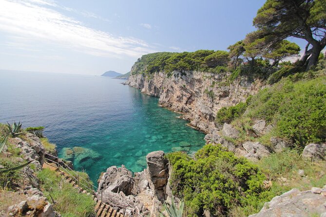 Blue and green cave on Koločep - Getting to the boat: Cavtat and Mlini pickup in real life