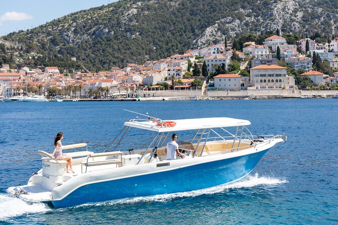 Blue and Green Cave Speedboat Excursion from Hvar Town - Pakleni Islands: hidden beaches and lagoon-like coves in front of Hvar