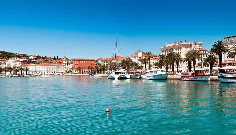 Blue Cave and Hvar Island Trip from Split - From Split’s waterfront to the first cave stop
