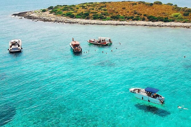 Blue cave group tour with swimming and snorkelling from Hvar - Stop 1: The Blue Cave Moment on Bisevo Island