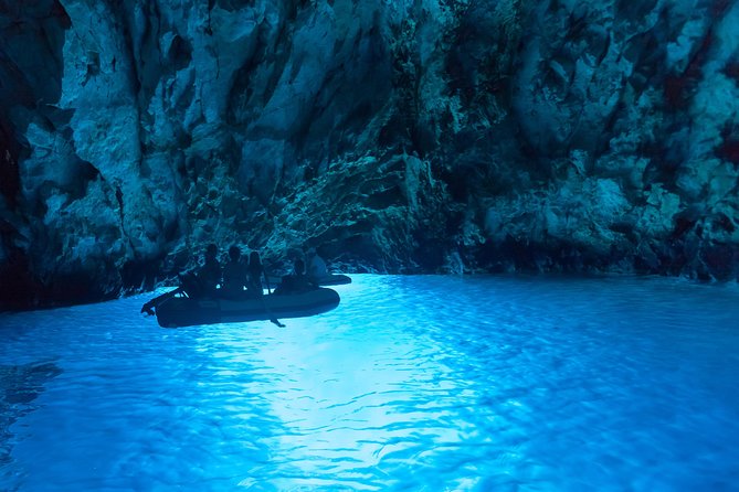 Blue cave & Hvar, 5 islands speed boat tour with unique boats from Split - Hvar town time: 2.5 hours for lunch, harbor views, and cocktails