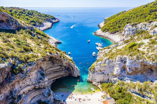 Blue Cave & Island Escape: A Unique 6-Island Adventure from Split - Komiza and Stiniva Cove: Vis Island’s Two Different Moods