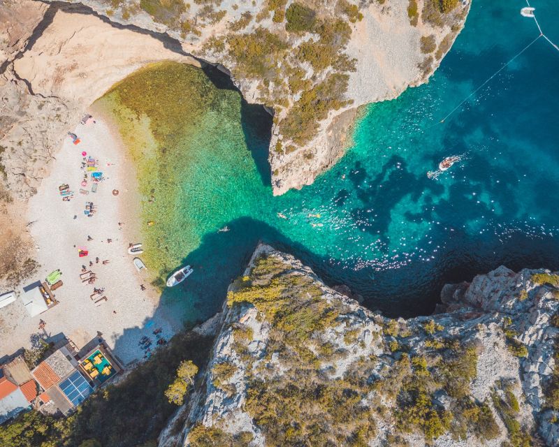 Blue Cave, Mamma Mia and 5 top destinations: From Trogir - Lunch on Pakleni Otoci and then Hvar Old Town on foot