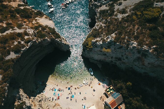 Blue Cave & Vis Island speedboat tour from Hvar - Stop 2: Green Cave on Ravnik, optional swim and a short time window