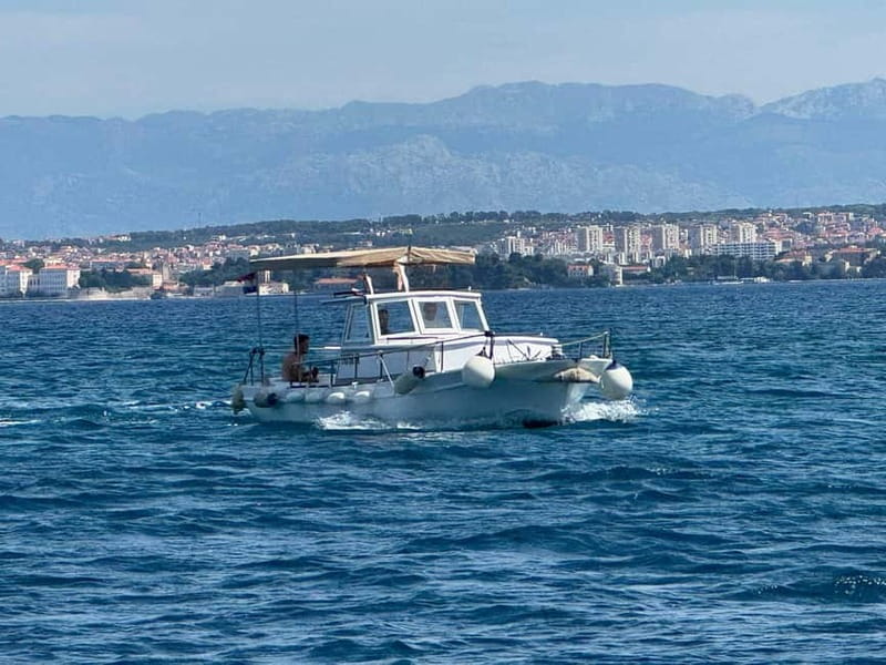 Boat tour from Zadar: Preko – Hidden Bay – Ošljak - From Zadar waterline to Ugljan Island speedboat pace