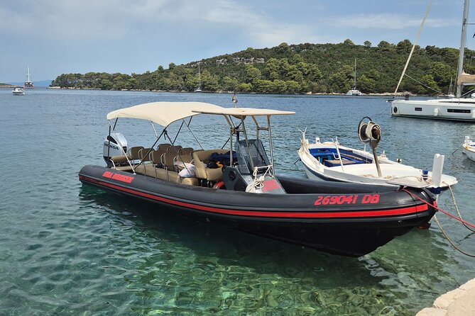 Boat Tour to Mljet National Park & 3 Islands - Koločep Island and the Blue Cave: swim with caution, not bravado