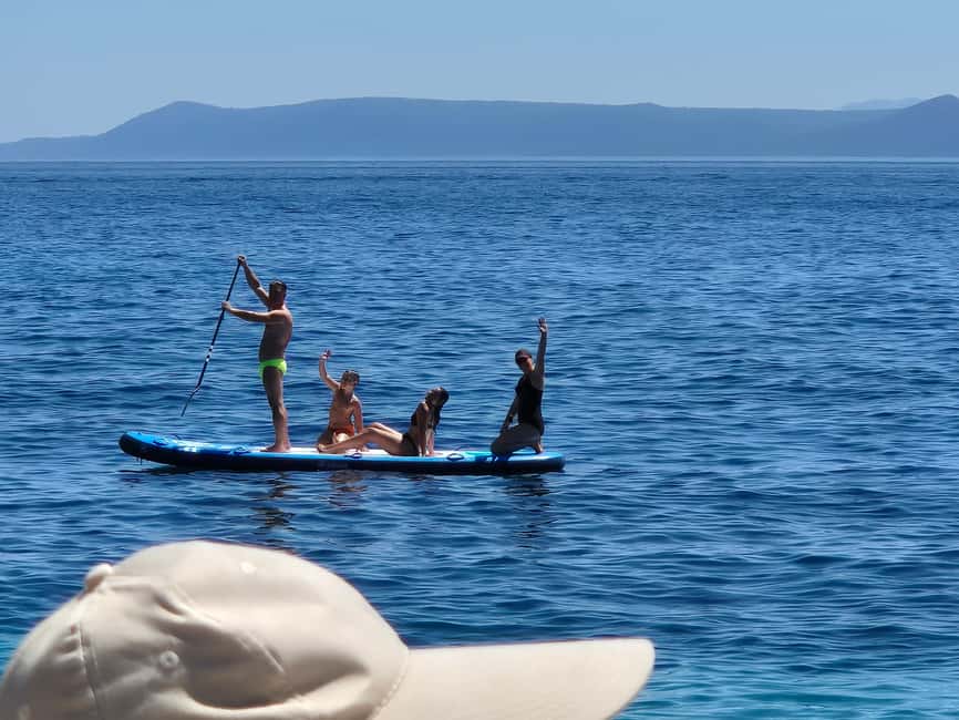 Bol: Zlatni Rat Beach Stand Up Paddle Board Rental - Zlatni Rat Beach in Bol, from the waterline