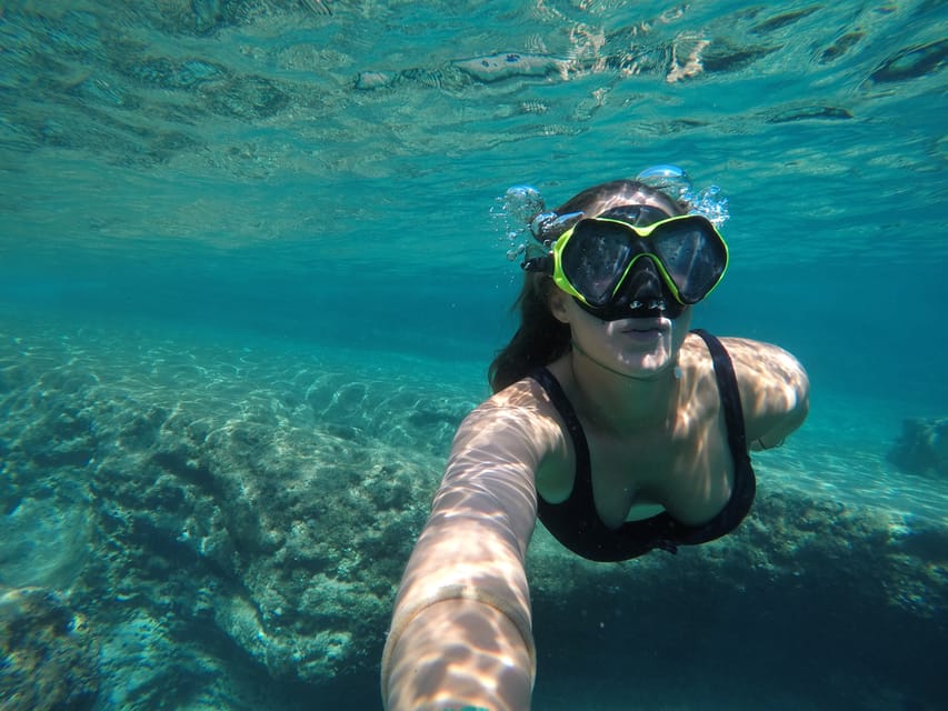Cape Kamenjak: Kayak Tour with Cave Experience - Snorkeling in the Turquoise Cave: Colorful Fish, Real Water Time
