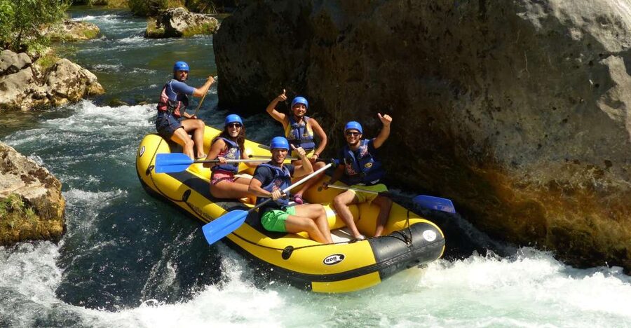 Cetina River: Rafting and Cliff Jumping Tour - Safety talk first, then straight to the fun