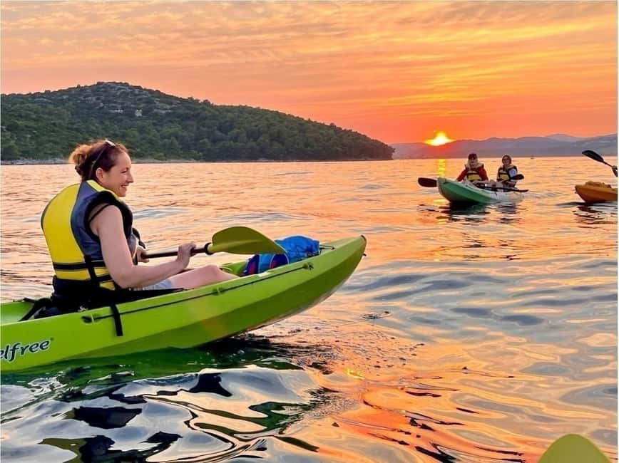 Čiovo Island: Sunset Kayak Tour with Wine - The Racetinovac Bay Break: Swim or Snorkel, Then Wine and Snacks