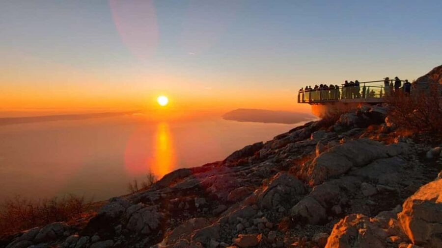 Day tour Skywalk Biokovo - The views: coast, sea, and the Italy-on-a-clear-day moment