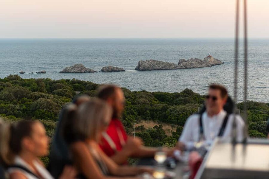 Dinner in the Sky Dubrovnik - The rotation and photo moments: why the seats feel worth it