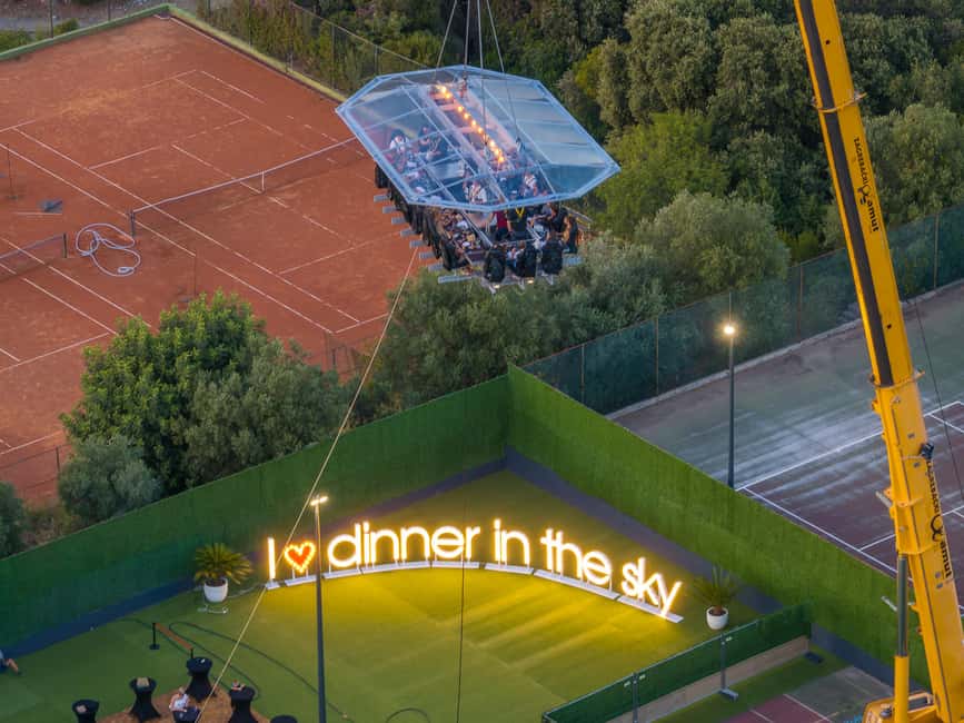 Dinner in the Sky Dubrovnik - Food quality vs portion size: manage expectations