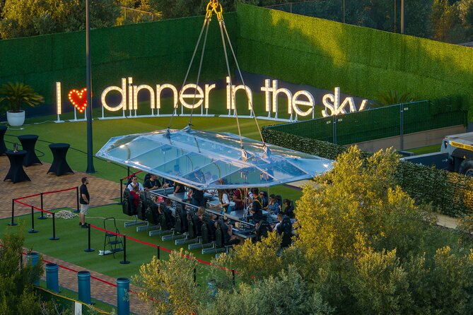 Dinner in the Sky Dubrovnik - Dine 50m above ground - How the two hours feel, step by step