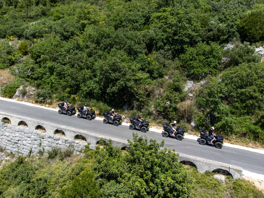 Dubrovnik: 2 Hour Countryside ATV/Quad Safari with pickup - Olive groves, Gromača, and Ljubač: the quieter side of Dubrovnik