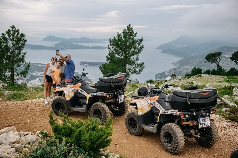 Dubrovnik: 3-hour ATV Safari Tour with Hotel Transfers - Can-Am ATVs, helmets, and the gear that keeps your hands free