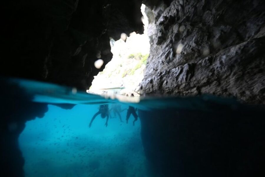 Dubrovnik: Blue Cave & Sunj Beach Boat Tour with Drinks - Three Green Caves: Snorkeling Through a Natural Light Trick