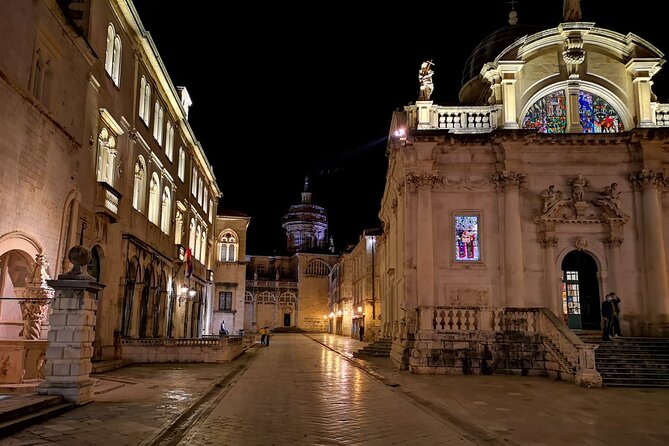 Dubrovnik By Night Walking Tour - Luza Square: the city’s living center