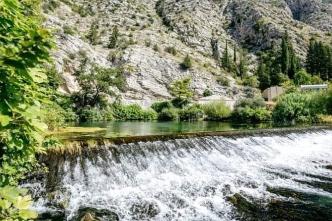 Dubrovnik City Tour with History, Photos & Round Trip Ride - The Ombla private source stop: pasta factory remains and a sip of spring