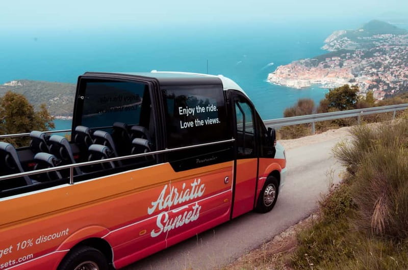 Dubrovnik: Convertible Bus Panorama Tour with Audio Guide - Stop Two: Bosanka and the Bridge Angle Over Bay and Islands