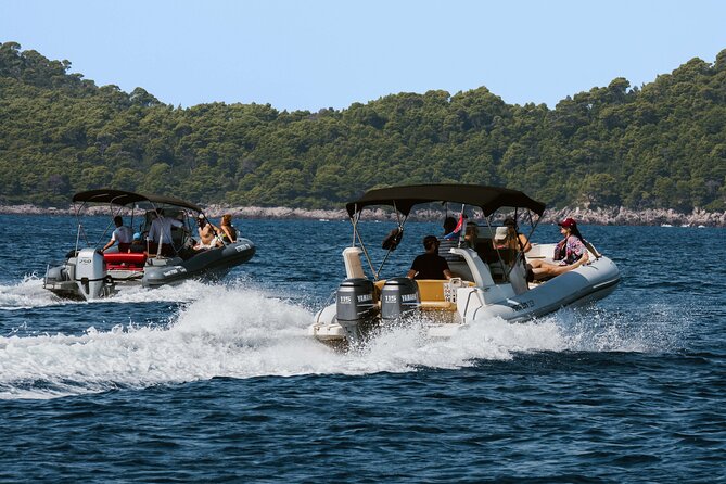 Dubrovnik Elafiti Islands & Blue Cave Fullday Tour - Kolocep Island: turquoise caves, Blue Cave time, and three green caves