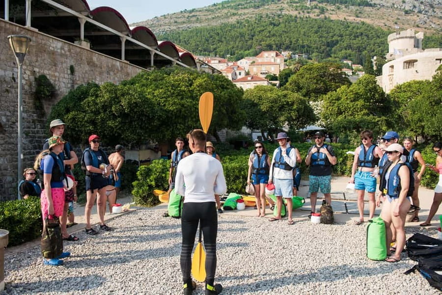 Dubrovnik: Guided Sea Kayaking and Snorkeling Tour - Getting to the water: Park Pile or Dubrovnik Walks, DSK