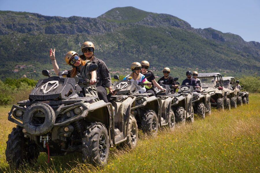 Dubrovnik: Kojan Koral ATV Quad Safari with transport - Wine, fruit snacks, and the ride back to Dubrovnik