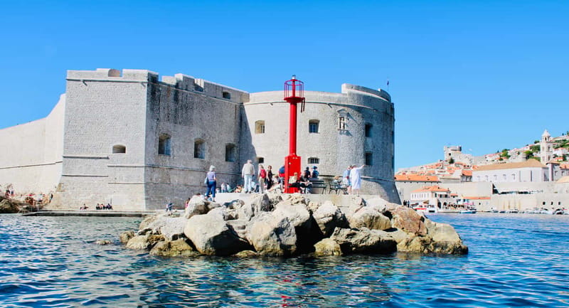 Dubrovnik: Lokrum Island and Betina Cave Boat Tour - City Walls, Lovrjenac Fortress, and the coast as your moving museum