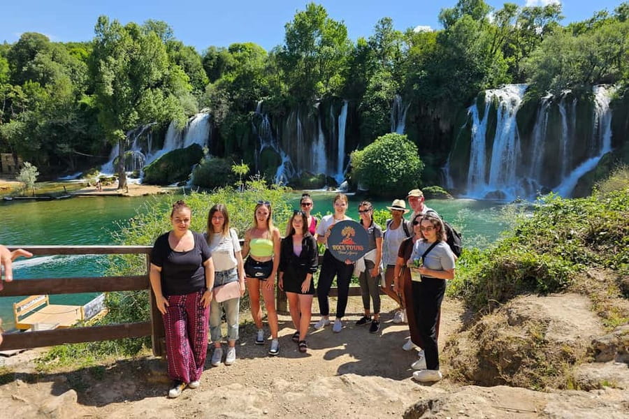 Dubrovnik: Mostar & Kravica Waterfalls Day Trip - Mostar Old Bridge: what you get in 45 minutes