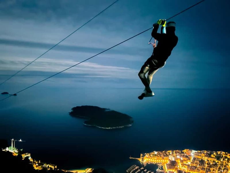 Dubrovnik Night Zipline Experience - Two night ziplines over Dubrovnik and the Adriatic
