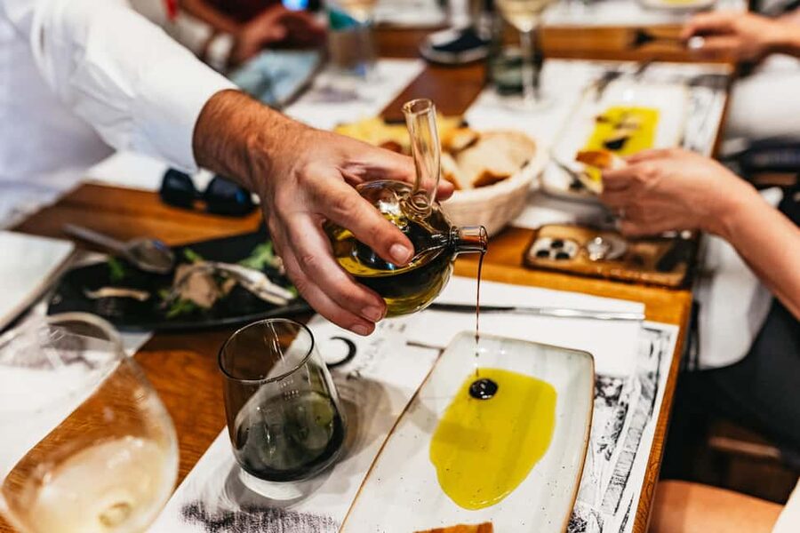 Dubrovnik: Old Town Food Tour - Stop one: cheese, prosciutto, olive tapenade, and tuna-style starters