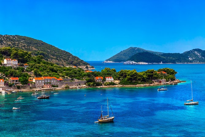 Dubrovnik: Private Boat Tours to Elaphite Islands - Kolocep Island reefs and a sea cave swim break