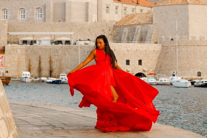 Dubrovnik: Private Flying Dress Photoshoot Experience - Rector’s Palace: where glamour meets the city’s official power