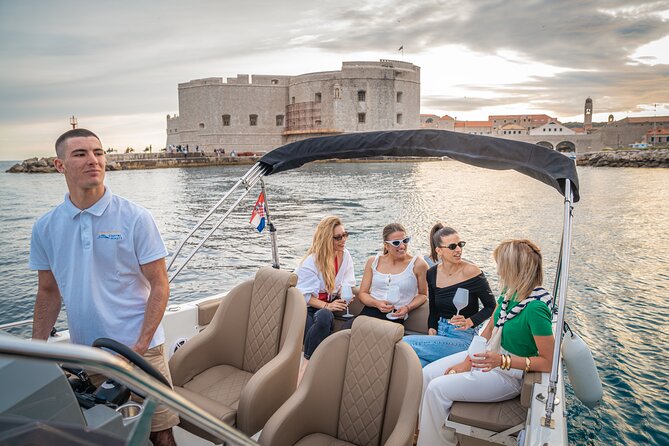 Dubrovnik Private Speedboat Tour to Elaphite Islands with Drinks - Stop 1: Kolocep Island and its Blue and Green Cave waters