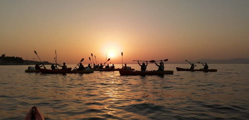 Dubrovnik: Sea Kayaking&Snorkelling Guided Day/Sunset Tours - Entering the sea from Pile Bay, right under the city walls