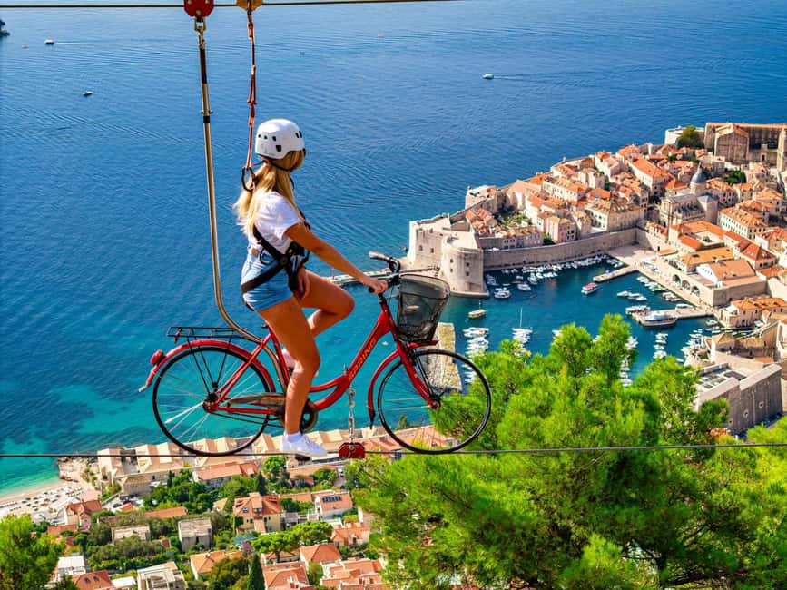 Dubrovnik: Skybike Ride - The safety briefing and harness setup that makes it feel manageable