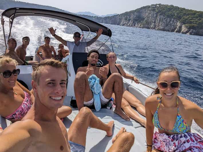 Dubrovnik: small group boat tour to Blue Caves & Sandy Beach - Three Green Caves on Koločep: More Than One Pass Through the Water