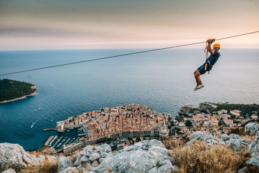 Dubrovnik: Sunset Zip Line Experience Followed by Wine - Safety briefing and the practice run that makes first-timers relax