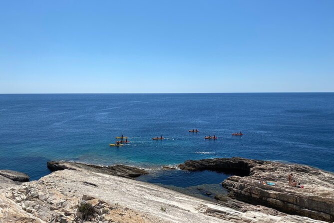Dugi Otok - full day kayak adventure - Brbinjscica Bay: sea cave time, Dragon Eye, and cliff-jumping if you want it