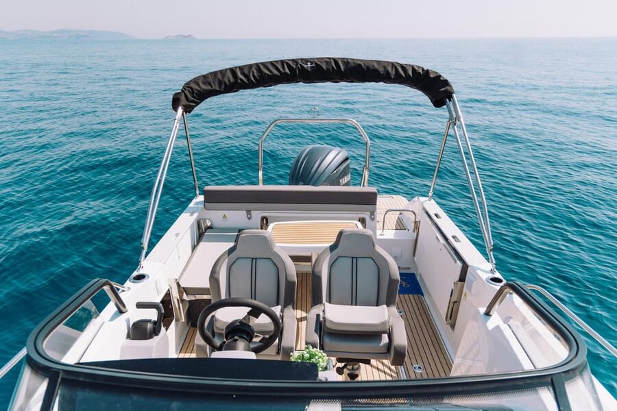 Elaphite Islands: Private boat tour (Cap Camarat 7.5wa) - Drinks, towels, snorkeling gear, and GoPro, all included
