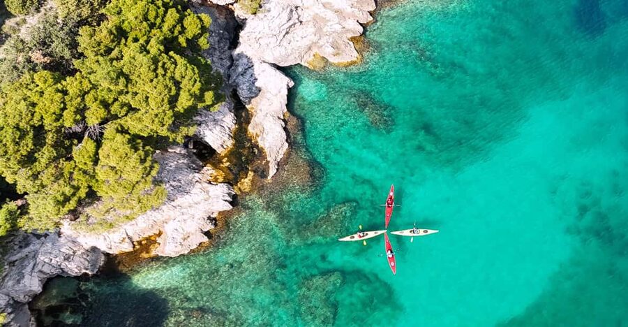 Elaphiti Islands Kayaking and Cycling Tour - Leaving Dubrovnik’s crowds behind, the fast way