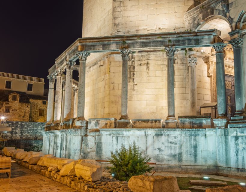 Evening Group Walking Tour - Split Old City Diocletian's Pal - Underground cellars and the Temple of St. Jupiter: going below street level