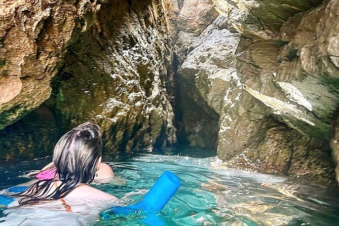 Explore Blue & Green Caves With Speedboat - Private Tour - Drinks, towels, snorkeling gear, and GoPro rental: what makes the price feel justified