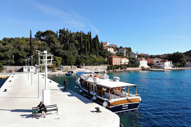Explore Elaphiti Islands by Boat Tour: Hop-on-Hop-off Adventure - Koločep (Kalamota): greener feel, beaches, and two landing points