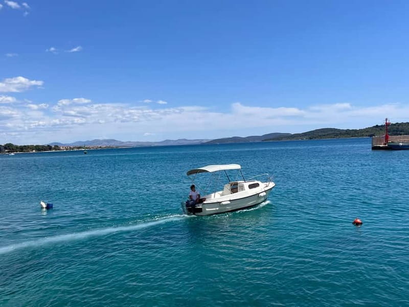 Exploring Coastal Treasures: Self-Drive Boat Rental - A Real 8-Hour Plan: Prvić, Zlarin, Tijat, and the Return via Tribunj
