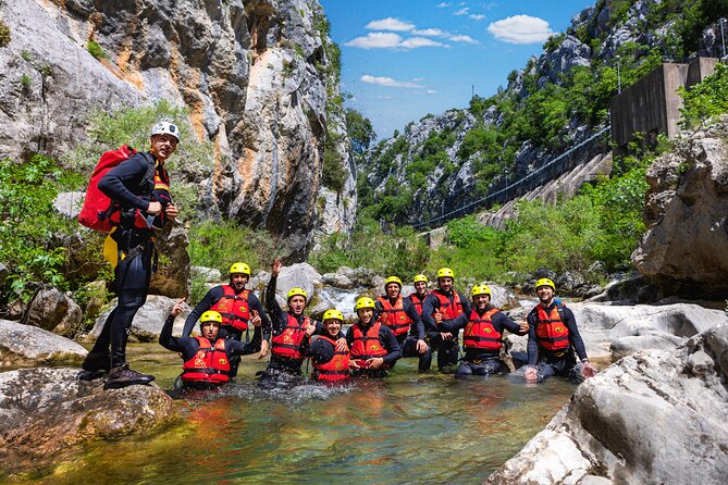 Extreme Canyoning on Cetina River from Split or Šestanovac - The 53 meter waterfall abseil: the moment that makes it extreme